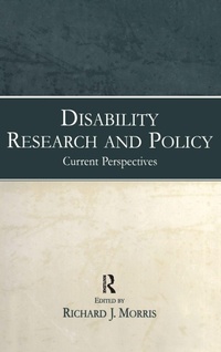 Enlarge image Cover: Disability Research and Policy - Routledge