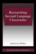 Cover: Researching Second Language Classrooms - Routledge