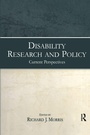 Cover: Disability Research and Policy - Routledge