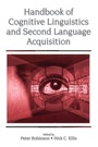 Cover: Handbook of Cognitive Linguistics and Second Language Acquisition - Routledge