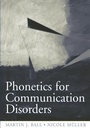 Cover: Phonetics for Communication Disorders - Psychology Press