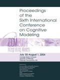 Cover: Sixth International Conference on Cognitive Modeling - Psychology Press