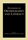 Cover: Handbook of Orthography and Literacy - Routledge