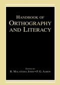 Cover: Handbook of Orthography and Literacy - Routledge