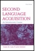Cover: Second Language Acquisition - Lawrence Erlbaum Associates Inc
