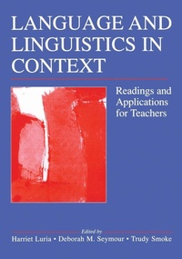 Enlarge image Cover: Language and Linguistics in Context - Routledge