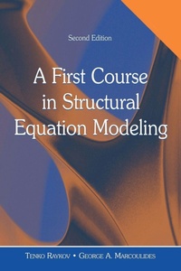 Enlarge image Cover: A First Course in Structural Equation Modeling - Psychology Press