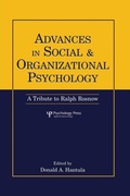 Cover: Advances in Social and Organizational Psychology - Psychology Press Ltd