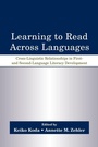 Cover: Learning to Read Across Languages - Routledge
