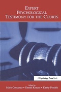 Cover: Expert Psychological Testimony for the Courts - Psychology Press