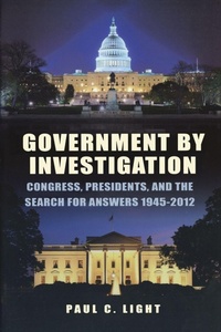 Enlarge image Cover: Government by Investigation - Brookings Institution