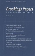 Cover: Brookings Papers on Economic Activity - Brookings Institution