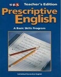 Enlarge image Cover: Prescriptive English, Teacher Edition Book C - SRA/McGraw-Hill