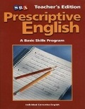 Cover: Prescriptive English, Teacher Edition Book D - SRA/McGraw-Hill
