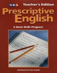 Enlarge image Cover: Prescriptive English, Teacher Edition Book D - SRA/McGraw-Hill