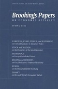 Cover: Brookings Papers on Economic Activity - Brookings Institution