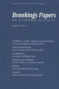 Enlarge image Cover: Brookings Papers on Economic Activity - Brookings Institution