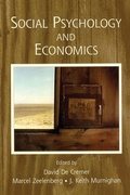 Cover: Social Psychology and Economics - Psychology Press