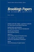 Cover: Brookings Papers on Economic Activity: Fall 2012 - Brookings Institution