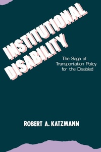 Enlarge image Cover: Institutional Disability - Brookings Institution
