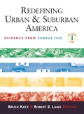 Cover: Redefining Urban and Suburban America - Brookings Institution