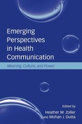Cover: Emerging Perspectives in Health Communication - Routledge