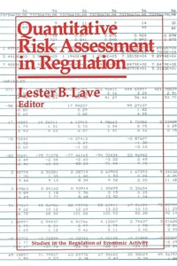 Abbildung von: Quantitative Risk Assessment in Regulation - Brookings Institution