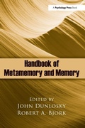 Cover: Handbook of Metamemory and Memory - Psychology Press