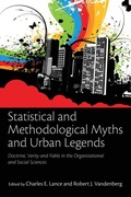 Cover: Statistical and Methodological Myths and Urban Legends - Routledge