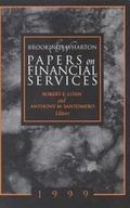 Cover: Brookings-Wharton Papers on Financial Services: 1999 - Brookings Institution