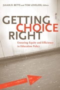 Cover: Getting Choice Right - Brookings Institution