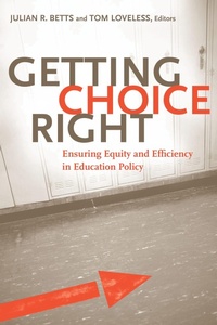 Enlarge image Cover: Getting Choice Right - Brookings Institution