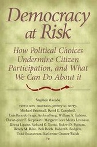Enlarge image Cover: Democracy at Risk - Brookings Institution