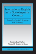 Cover: International English in Its Sociolinguistic Contexts - Routledge