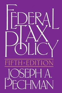 Enlarge image Cover: Federal Tax Policy - Brookings Institution