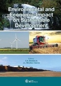 Cover: Environmental and Economic Impact on Sustainable Development - WIT Press