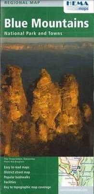 Abbildung von: Blue Mountains : NP & Towns r/v hema - Hema Maps Pty.Ltd