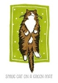 Cover: Jo Cox Poster: Smug Cat on a Green Mat - Graffeg Limited