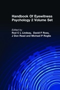 Cover: Handbook Of Eyewitness Psychology 2 Volume Set - Routledge