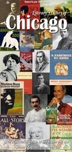 Cover: Literary History of Chicago Illustrated Map - Odyssey Books & Maps