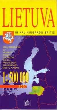 Abbildung von: Lithuania en Kaliningrad - Jana Seta Map Publishers Ltd