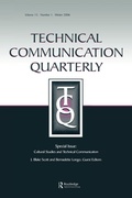 Cover: Cultural Studies And Technical Communication Tcq V15#1 - Routledge