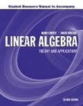 Cover: Student Resource Manual to Accompany Linear Algebra: Theory and Application - Jones and Bartlett Publishers, Inc