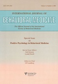 Cover: An Exploration of the Health Benefits of Factors That Help Us to Thrive - Psychology Press