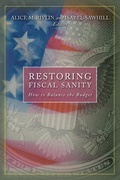 Cover: Restoring Fiscal Sanity - Brookings Institution