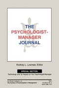 Cover: The Psychologist-Manager Journal - Routledge