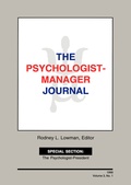 Cover: The Psychologist-Manager Journal - Routledge