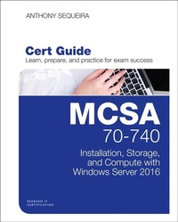 Abbildung von: MCSA 70-740 Cert Guide - Pearson It Certification