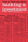 Cover: How to Find Out About Banking and Investment - Elsevier