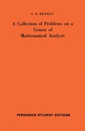 Cover: A Collection of Problems on a Course of Mathematical Analysis - Elsevier